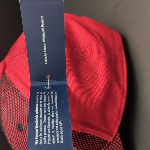 NWT Dekalb FERSTEN Worldwide Red Snap Back Hat - Picture 4 of 8